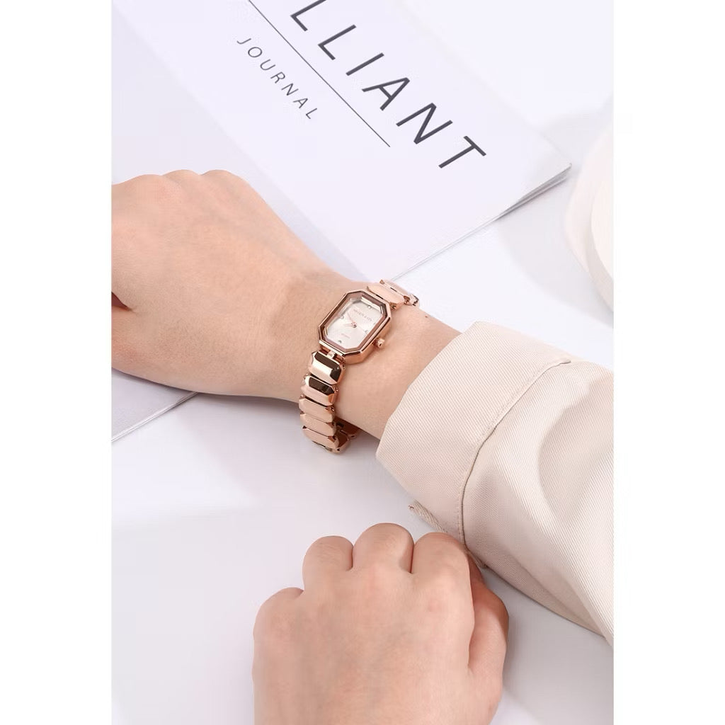Milliot & Co Maya Stainless Steel Bracelet Watch