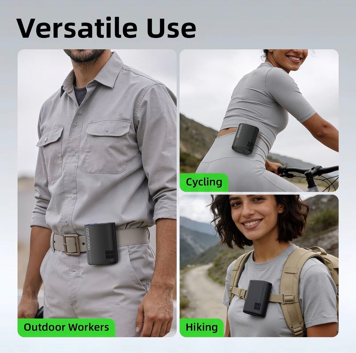 GJDQ Ultra Slim Waist Fan