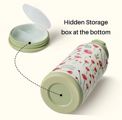 BOTTLE BOTTLE Limited Edition Tumbler with Pill Storage Box 32oz