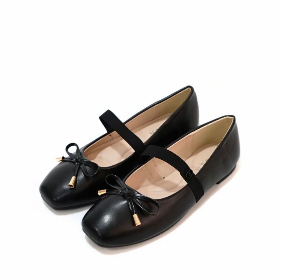 LYDEN Mary Jane Flats with Elastic Strap