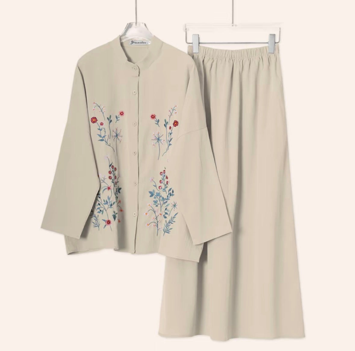 YM Diana Set (Blouse & Skirt)