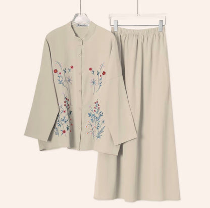 YM Diana Set (Blouse & Skirt)