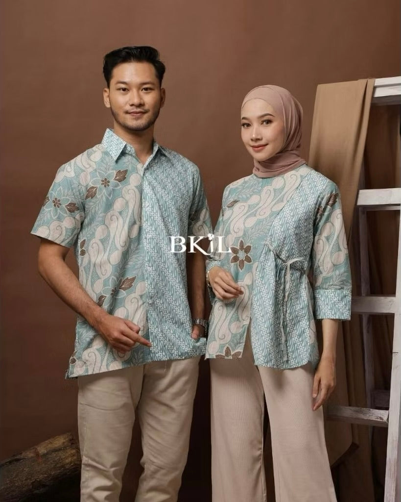 Modern Batik Cotton Top/Blouse