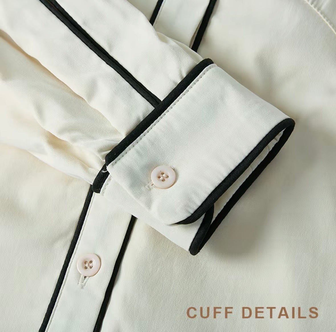 YM French Pant Set - Free/Plus Size