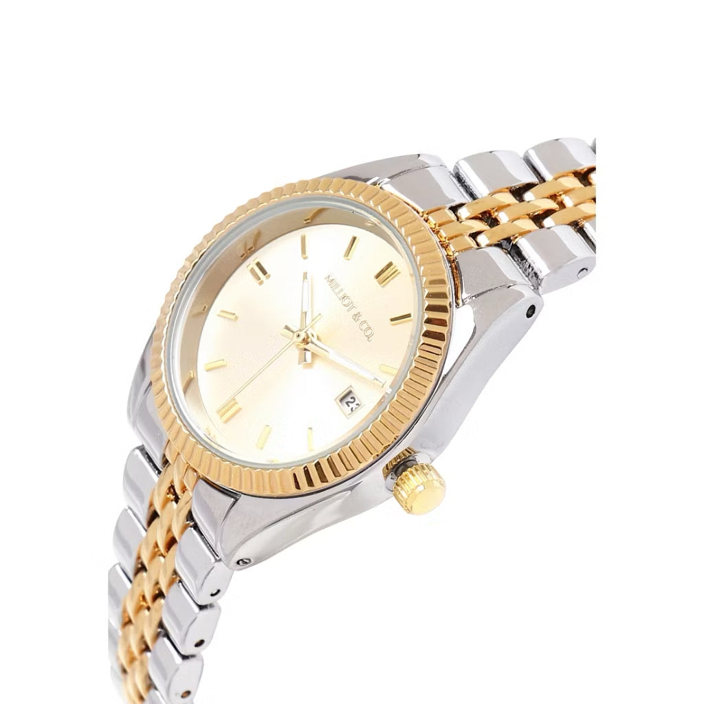 Milliot & Co Darcy Metal Strap Analog Watch