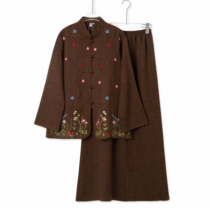 YM Nana Embroidered Skirt Set - FS/PS