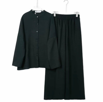 YM Calista Pants Set - Free/Plus Size