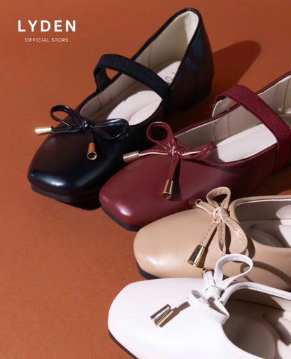 LYDEN Mary Jane Flats with Elastic Strap