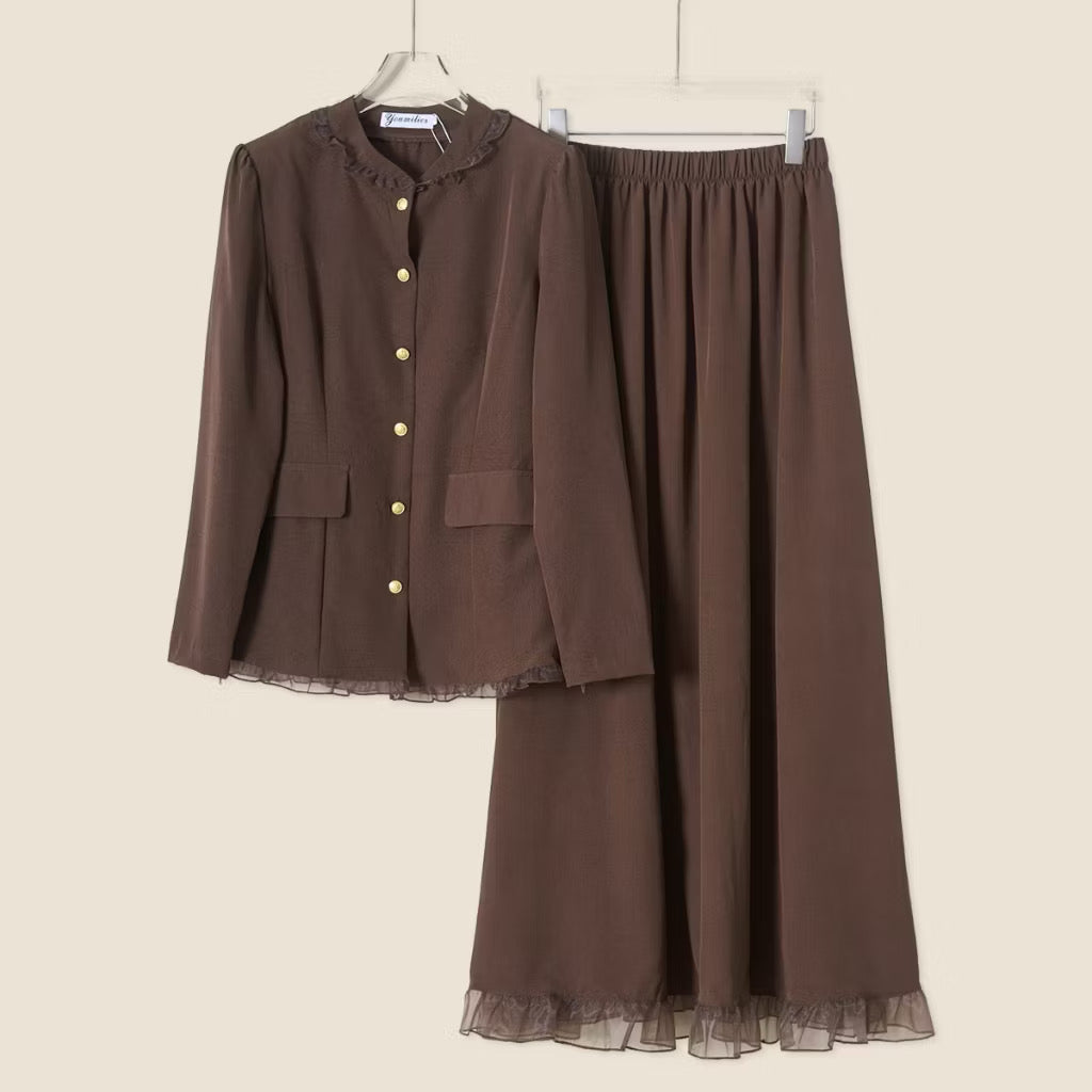 YM Ivy/Eva Ruffled Set - S-XL