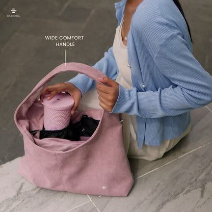 Dr Cardin [The Overlooked Malaysia] Angela Women Suede Tote Bag BG-533