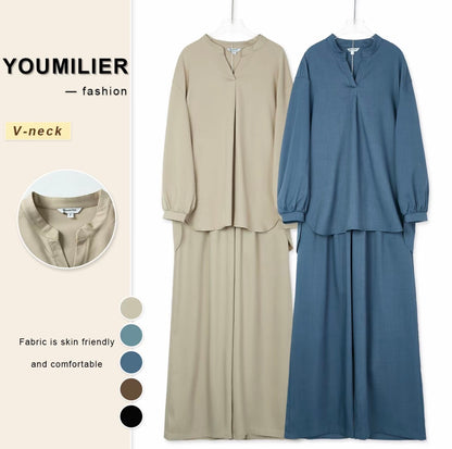 YM Nera Pants Set - Free/Plus Size