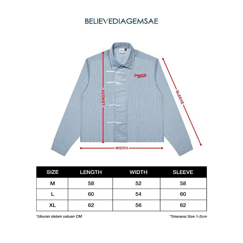 BELIEVEDIAGEMSAE – Cheongsam Shirt Longsleeve