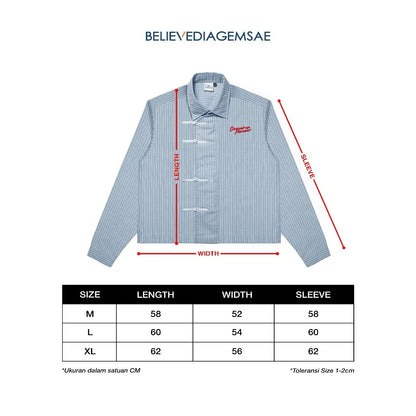 BELIEVEDIAGEMSAE – Cheongsam Shirt Longsleeve