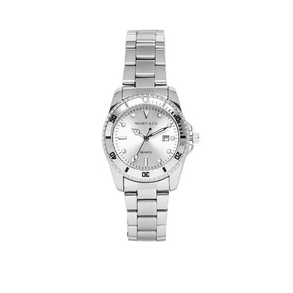 Milliot & Co Victoria Stainless Steel Strap Watch
