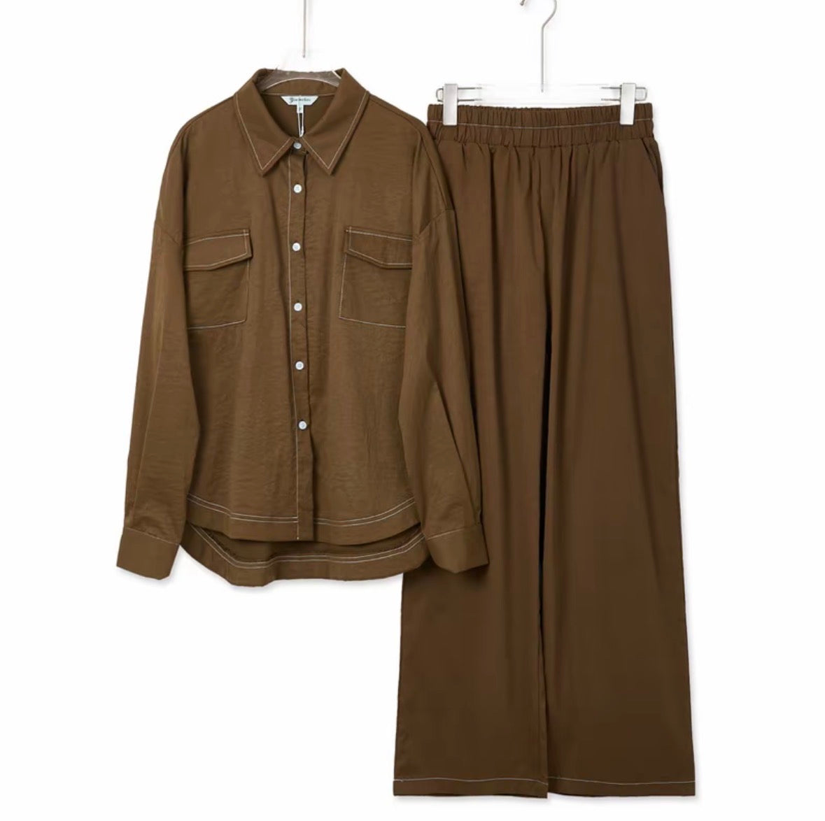 YM Riley Pants Set - Free/Plus Size