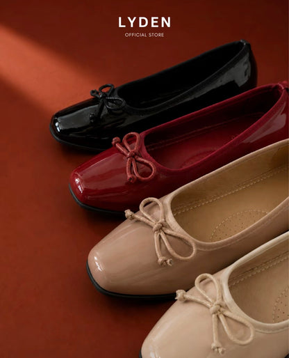 LYDEN Mary Jane Glossy Wedges