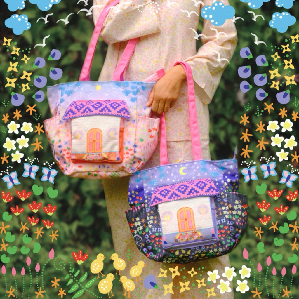 SAFIY Kampung House Canvas Bag