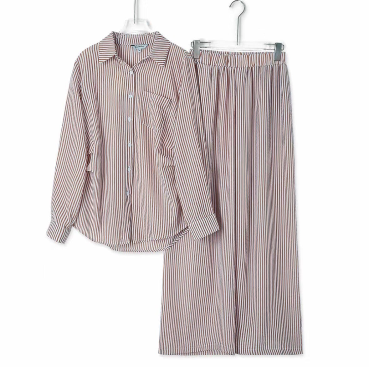 YM Suzy Striped Pant Set - S to XL