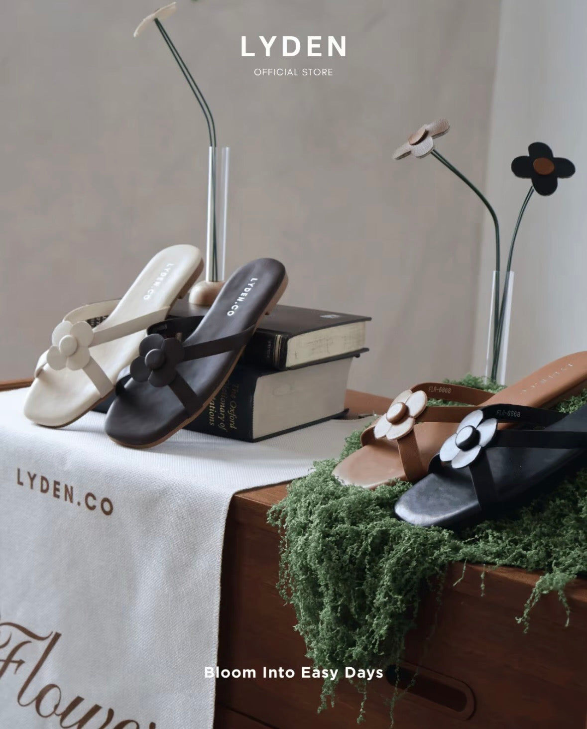 LYDEN Le Flowers Mini Bloom Sandals Series