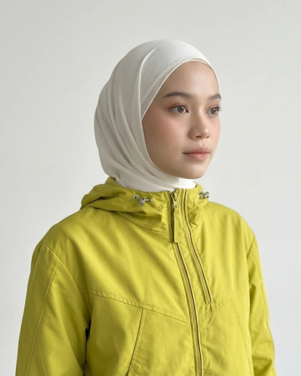 HW [TOP ONLY] Miley Plain Hoodie Jacket Windbreaker