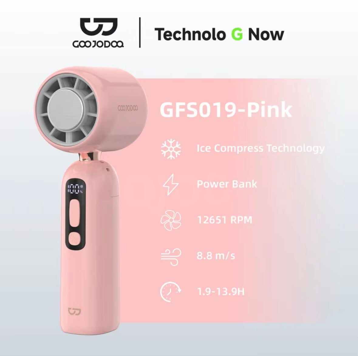 GJDQ GFS018/GFS019 Portable Fan