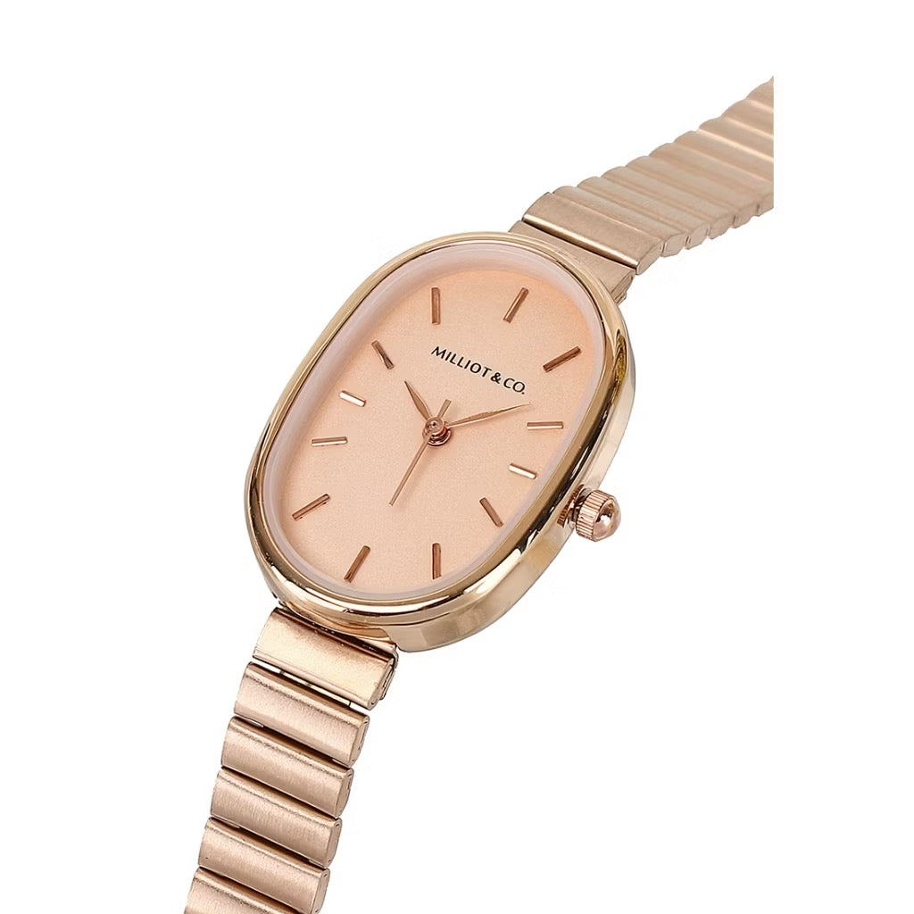 Milliot & Co Noelle Stainless Steel Analog Watch