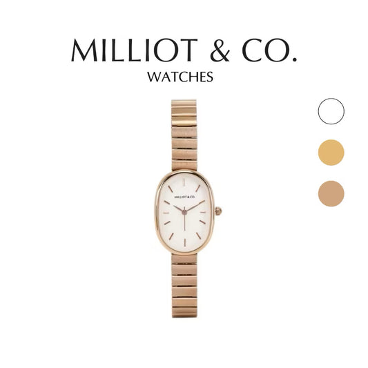 Milliot & Co Noelle Stainless Steel Analog Watch