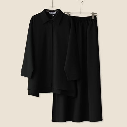 YM Helena Set (Blouse & Skirt) - Free Size