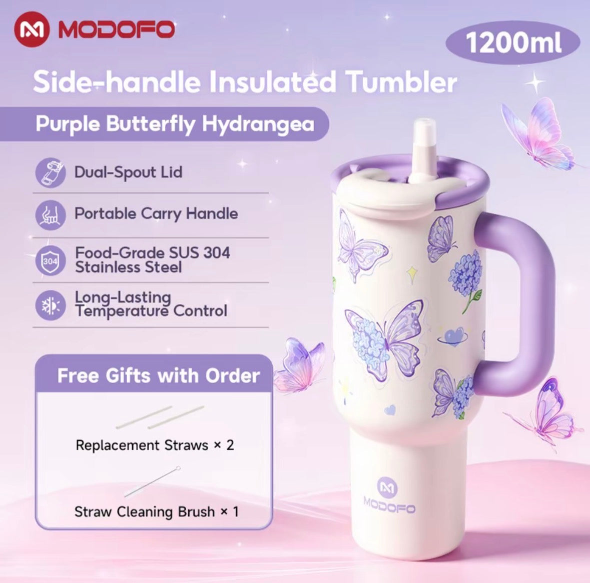 MDF (304/316) Insulated Cup 710ml/1000ml/1200ml