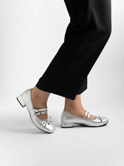 H2U Ruby Ribbon Mid Heels