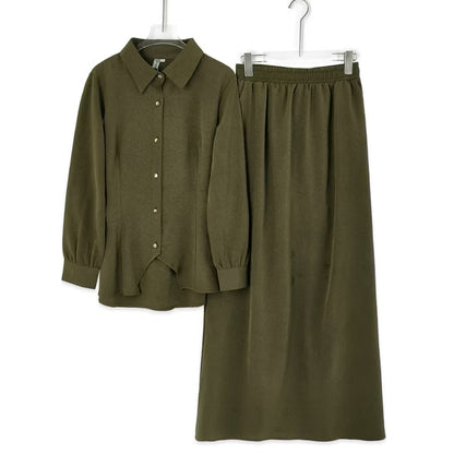 YM Azera Skirt Set - M-2XL
