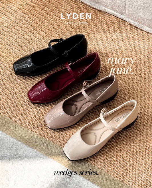 LYDEN Mary Jane Wedges Series