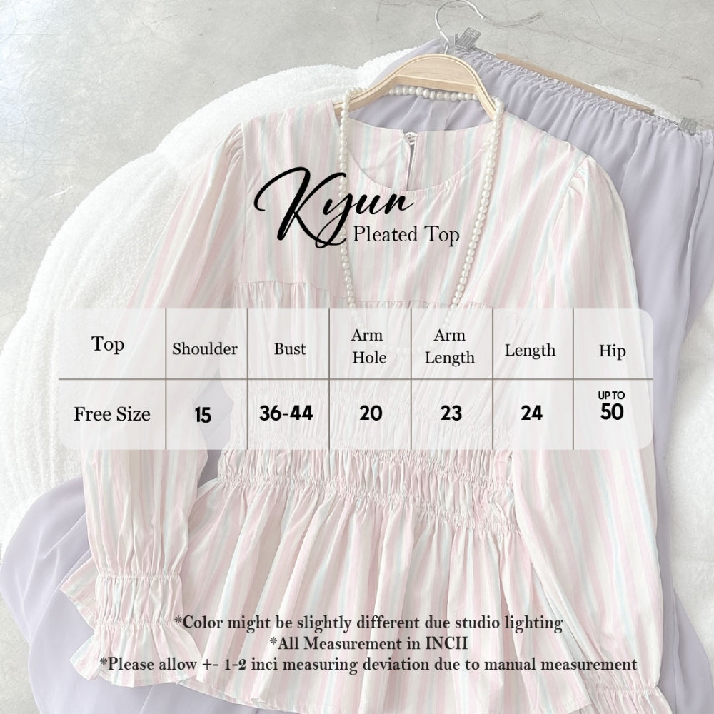 ABC Kyun Pleated Top