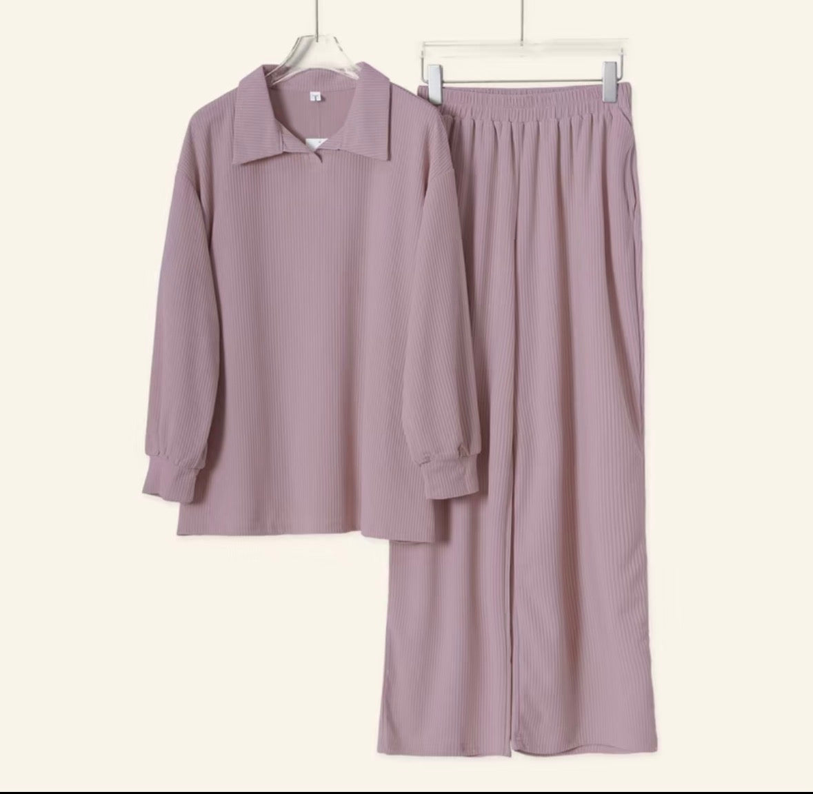 YM Elle/Ellene Set (Blouse & Pants) - Free Size/Plus Size