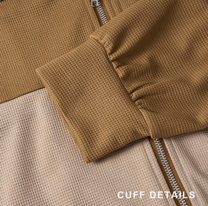 YM Two-Tone Pant Set (Free Size/Plus Size)