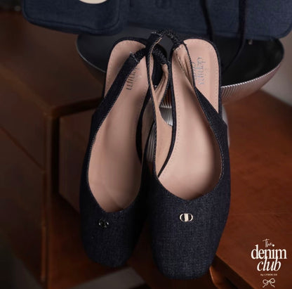 LYDEN The Denim Club Heels
