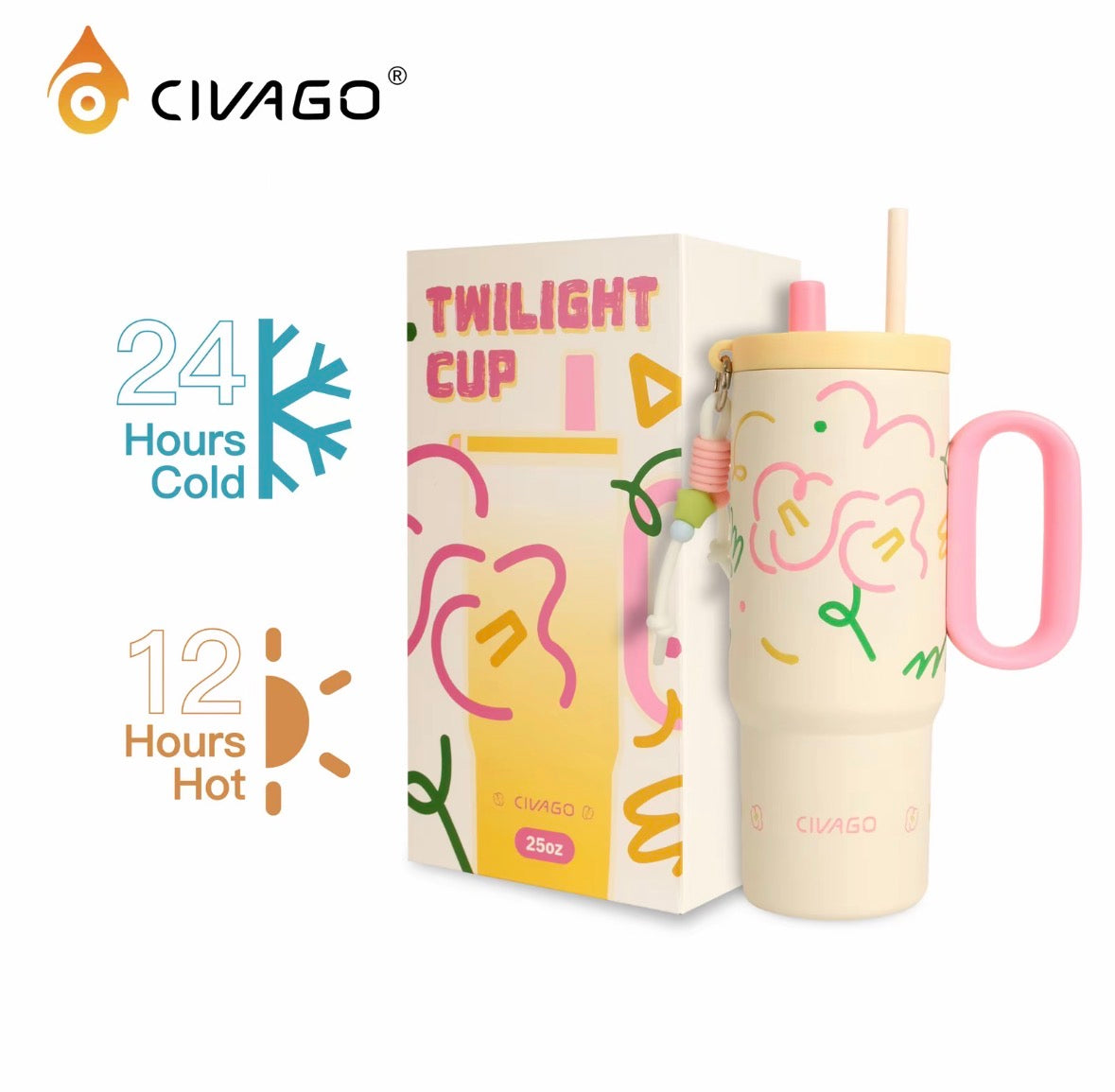 CVG Twilight Cup Tumbler 750ml/25oz