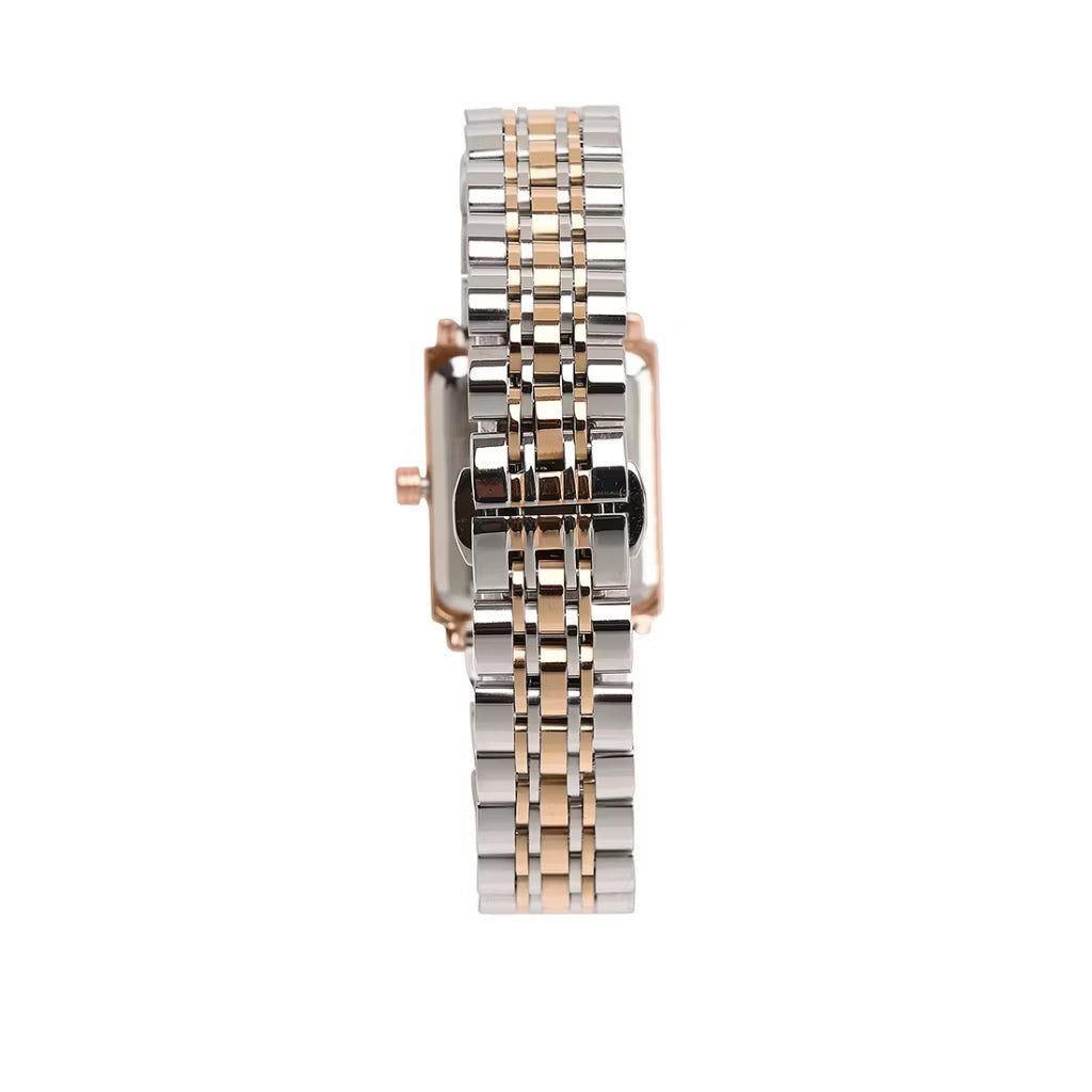 Milliot & Co Sima Leather/Steel Analog Watch