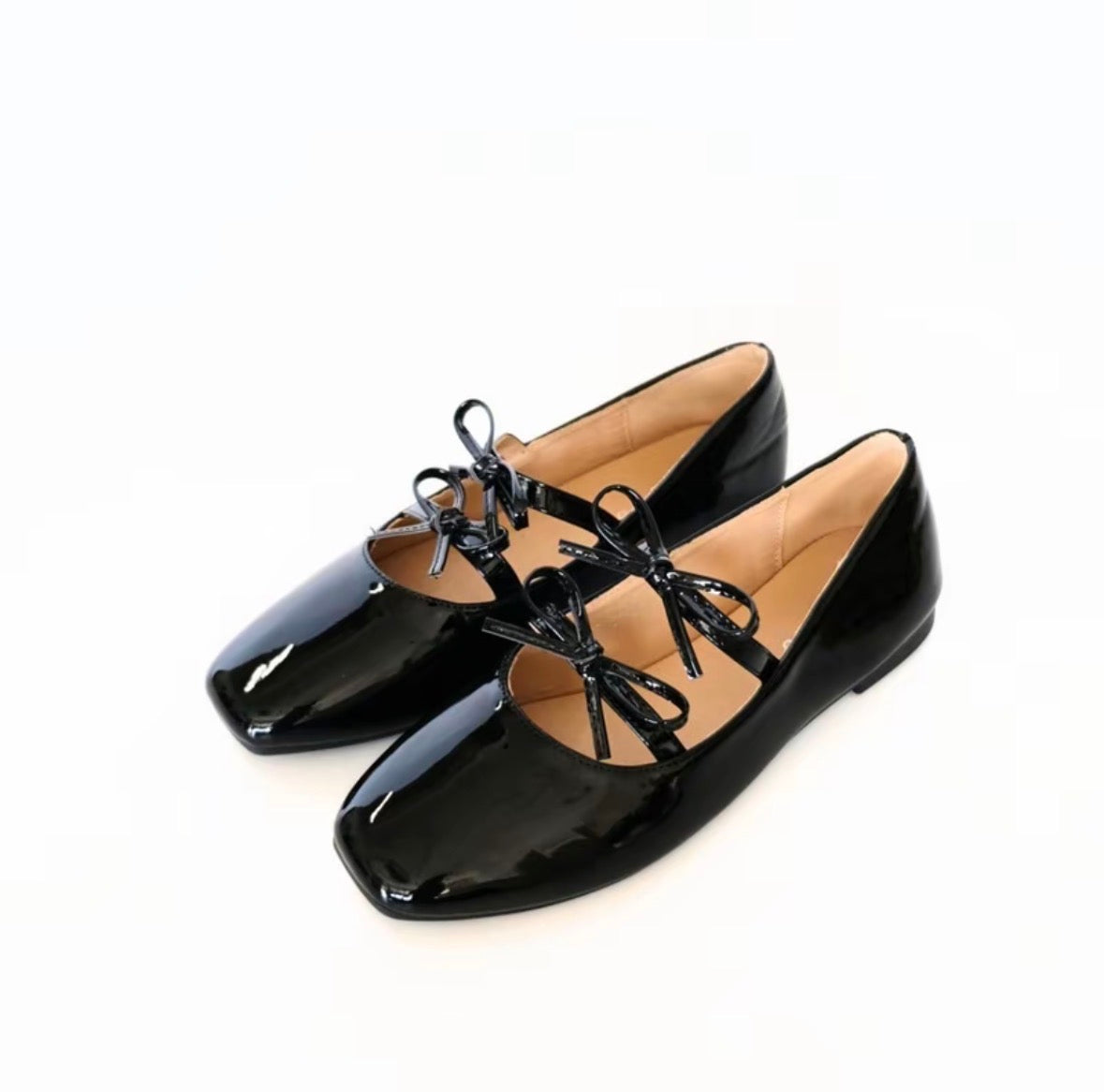LYDEN Mary Jane Bow and Jane Flats
