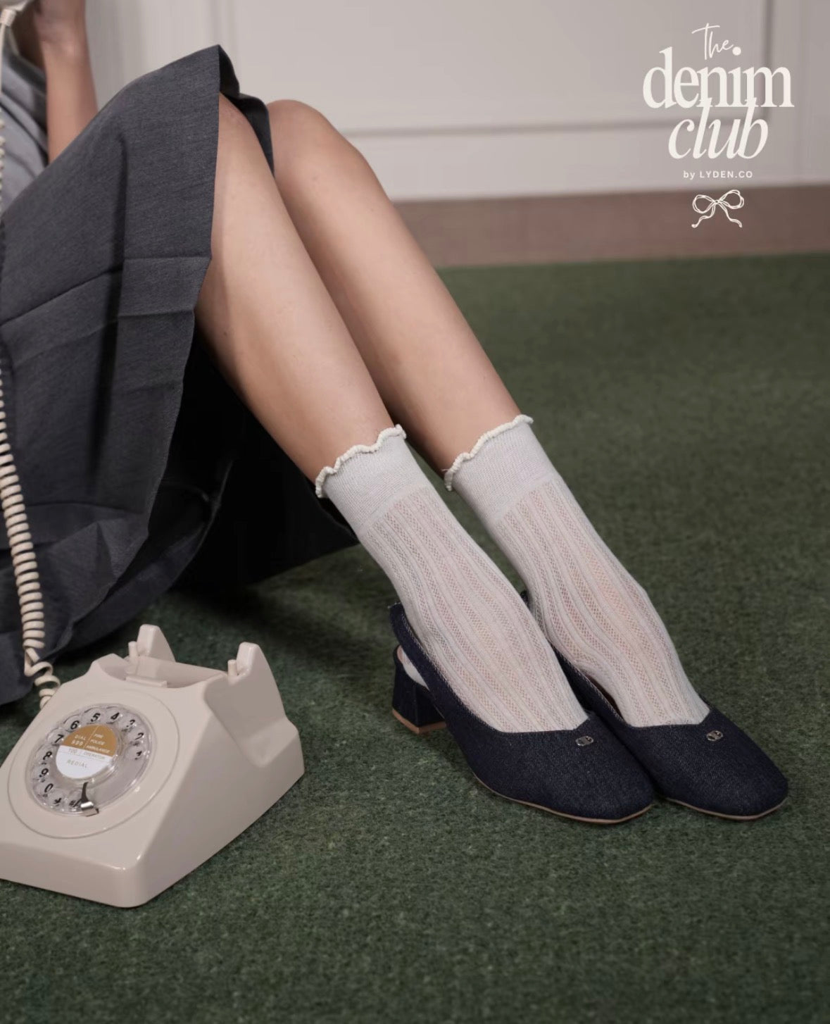 LYDEN The Denim Club Heels