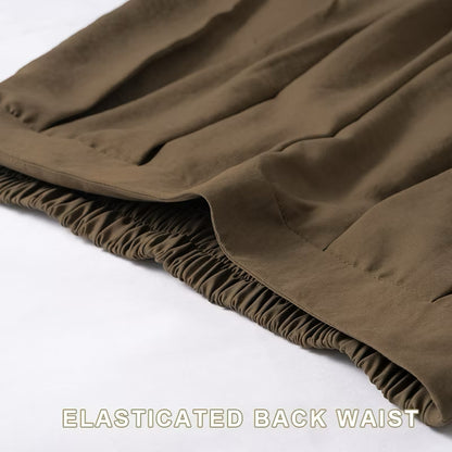 YM Renata Wide Leg Box Pleated Pants