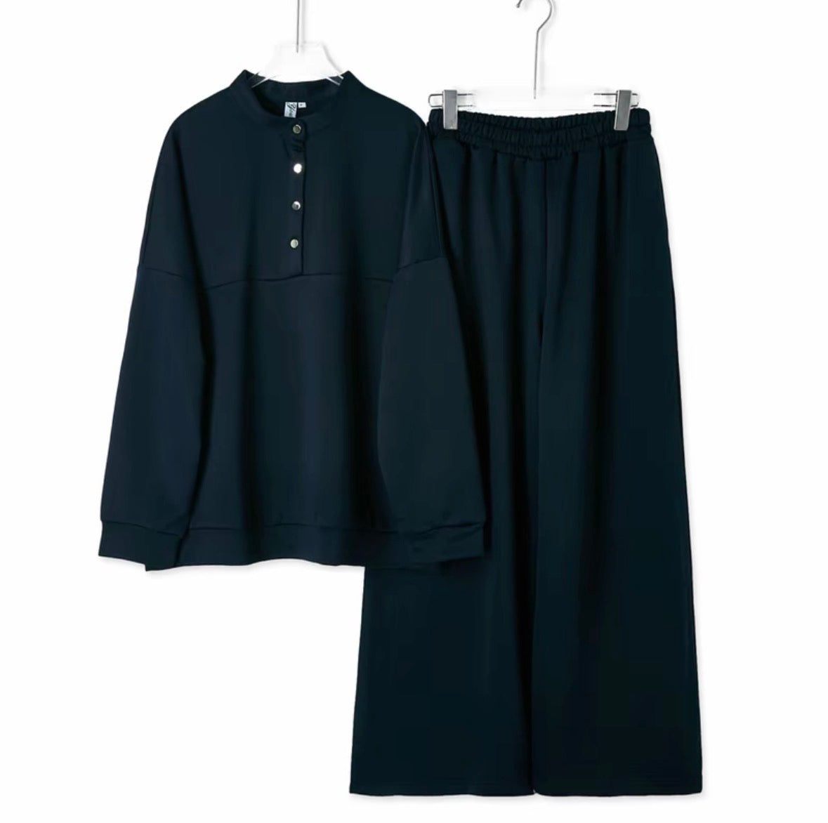 YM Oversized Unisex Snap Pant Set - FS/PS
