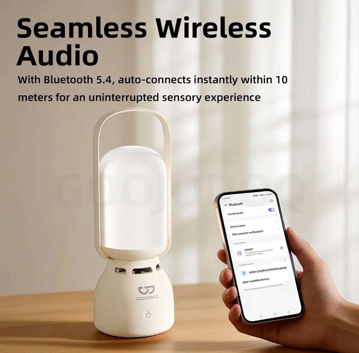 GJDQ Night Lamp + Portable Speaker