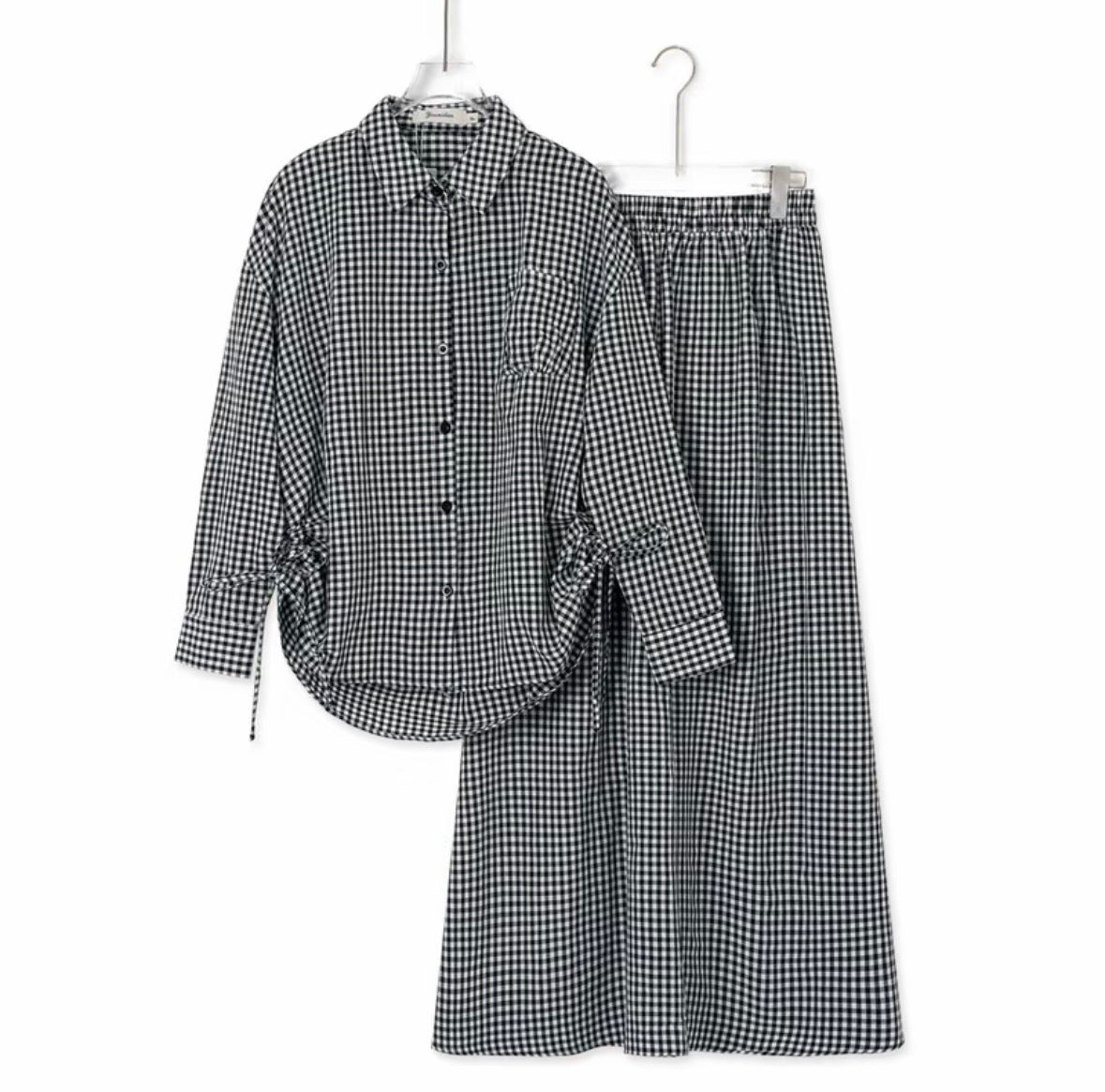 YM Gingham Skirt Set - FS/PS