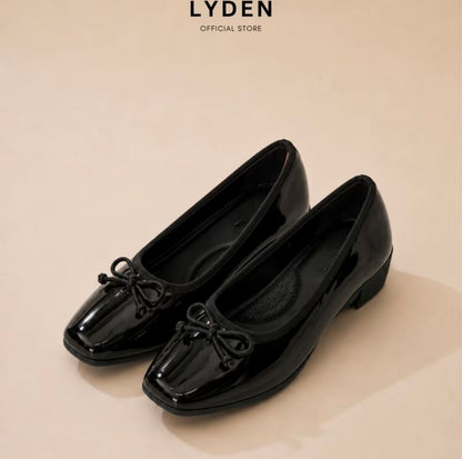 LYDEN Mary Jane Glossy Wedges