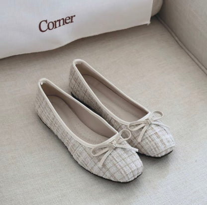 LYDEN Crochet Kiss Ballet Flats Series