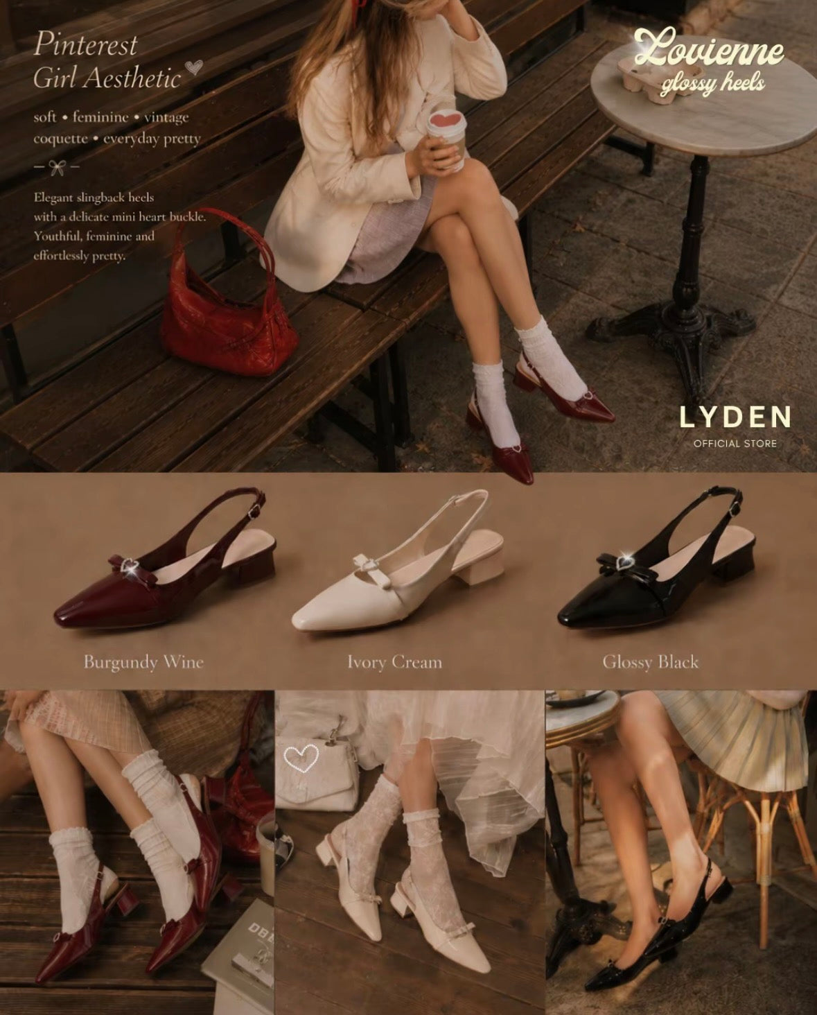 LYDEN Lovienne Glossy Heels
