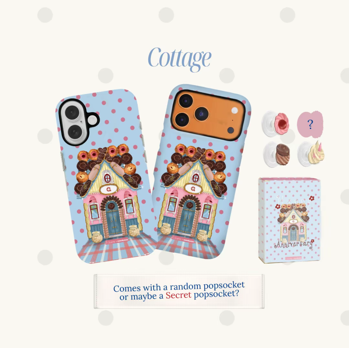 CBA Cottage iPhone Case - Eclairis x Casesbyaza Special