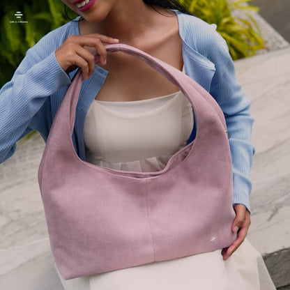 Dr Cardin [The Overlooked Malaysia] Angela Women Suede Tote Bag BG-533