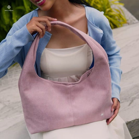 Dr Cardin [The Overlooked Malaysia] Angela Women Suede Tote Bag BG-533